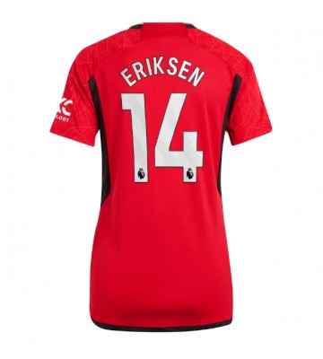 Manchester United Christian Eriksen #14 Koszulka Podstawowych Kobiety 2023-24 Krótki Rękaw